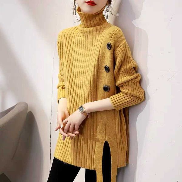 women's sweaters autumn winter thick turtleneck pullover sweater for women loose ladies wear mid-length warm all-match knitted bottomin, White;black
women's sweaters autumn winter thick turtleneck pullover sweater for women loose ladies wear mid-length warm all-match knitted bottomin, White;black