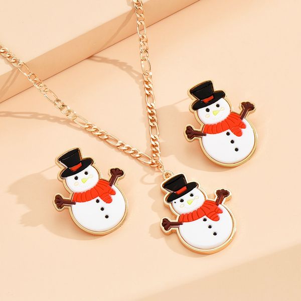 luxury cute necklaces cartoon drip color christmas tree christmas gift earrings necklace set designer for women, Silver
luxury cute necklaces cartoon drip color christmas tree christmas gift earrings necklace set designer for women, Silver