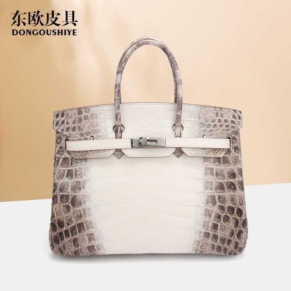 designers handbags birkin bags designer 35 nile crocodile leather versatile large women's handbag half hand sewn himalayan white ayw
designers handbags birkin bags designer 35 nile crocodile leather versatile large women's handbag half hand sewn himalayan white ayw