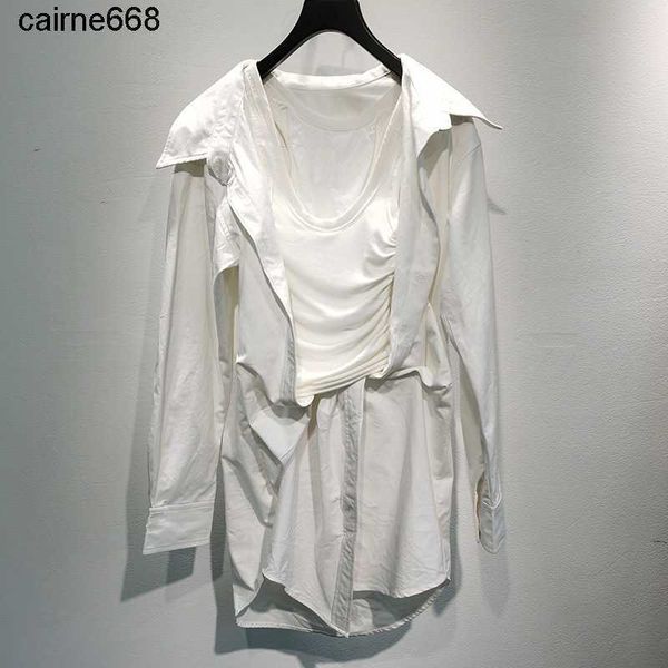 women's blouses designer shirts spring new fashion two piece fitted alexanders shirt dress wangs, White
women's blouses designer shirts spring new fashion two piece fitted alexanders shirt dress wangs, White