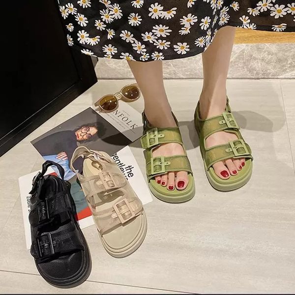 new sandals celebrity mesh double metal buckle strap platform women creepers open toe roman sandalias breath muffins femmes sandales, Black
new sandals celebrity mesh double metal buckle strap platform women creepers open toe roman sandalias breath muffins femmes sandales, Black