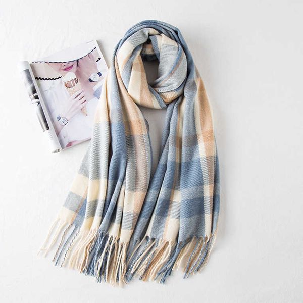 scarves new plaid japane autumn and winter warm shawl scarf cashmere scarf, Blue;gray
scarves new plaid japane autumn and winter warm shawl scarf cashmere scarf, Blue;gray