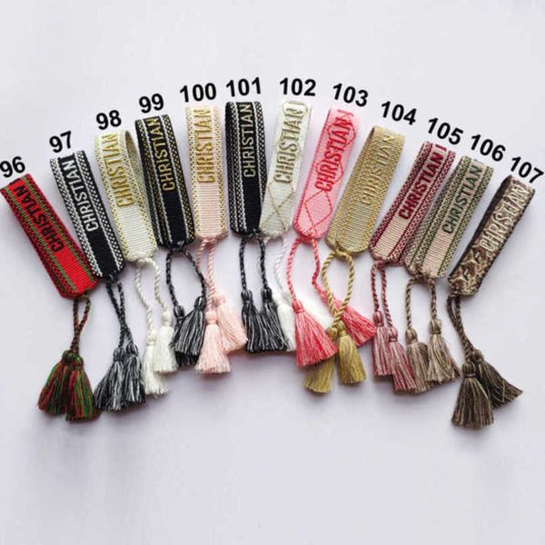 luxury bracelets women's classic designer brand d bangle jewelry embroidered word woven bracelet letter rope fashion tassel girl men co, Golden;silver
luxury bracelets women's classic designer brand d bangle jewelry embroidered word woven bracelet letter rope fashion tassel girl men co, Golden;silver