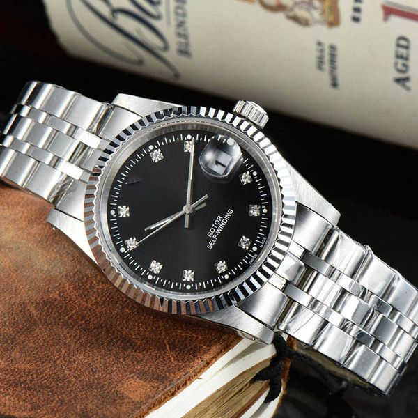 men's luxury brand automatic mechanical watch business leisure snowflake diamond calendar waterproof stainless steel watch, Slivery;brown
men's luxury brand automatic mechanical watch business leisure snowflake diamond calendar waterproof stainless steel watch, Slivery;brown