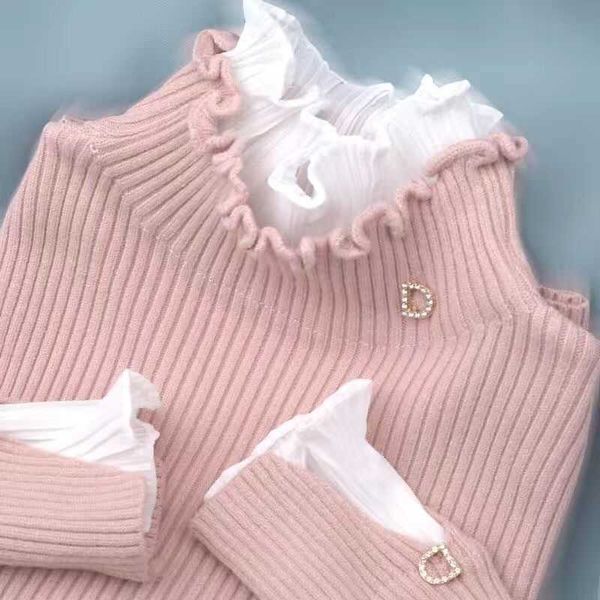 women's sweaters woman sweaters women's turtleneck sweater 2020 short autumn winter lace ruffled femme chandails pull hiver t22101, White;black
women's sweaters woman sweaters women's turtleneck sweater 2020 short autumn winter lace ruffled femme chandails pull hiver t22101, White;black