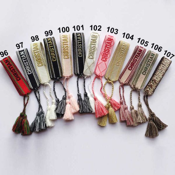 bracelets classic luxury women's designer brand d bangle jewelry embroidered word woven bracelet letter rope fashion tassel girl men co, Golden;silver
bracelets classic luxury women's designer brand d bangle jewelry embroidered word woven bracelet letter rope fashion tassel girl men co, Golden;silver