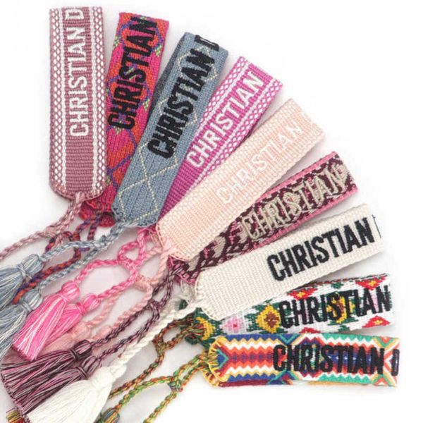 fashion women luxury bracelets brand d designer bangle jewelry bohemian female embroidered letter hand woven tassel rope bracelet men girl f, Golden;silver
fashion women luxury bracelets brand d designer bangle jewelry bohemian female embroidered letter hand woven tassel rope bracelet men girl f, Golden;silver