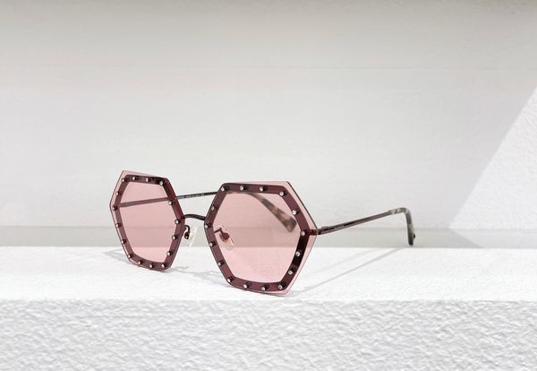 womens irregular sunglasses studs gold metal frame pink lens sunnis uv400 eyewear with box, White;black
womens irregular sunglasses studs gold metal frame pink lens sunnis uv400 eyewear with box, White;black