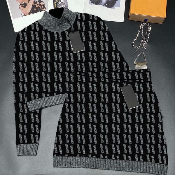 full letters jacquard dresses set fashion pullover sweater dress 3 sizes elastic charm shirt skirts tracksuit, Black;gray
full letters jacquard dresses set fashion pullover sweater dress 3 sizes elastic charm shirt skirts tracksuit, Black;gray
