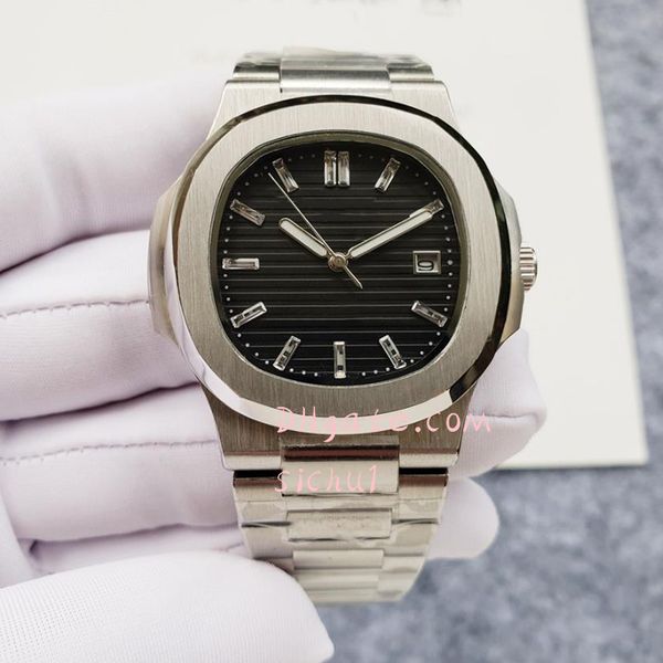 men's automatic mechanical watch 40mm 904l all stainless steel strap classic folding clasp designer waterproof sapphire, Silver
men's automatic mechanical watch 40mm 904l all stainless steel strap classic folding clasp designer waterproof sapphire, Silver