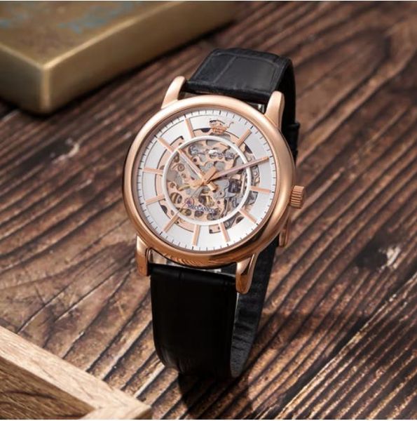 leather fully automatic hollow mechanical men's watch gift for boyfriend ar60050 comedy contest, Slivery;brown
leather fully automatic hollow mechanical men's watch gift for boyfriend ar60050 comedy contest, Slivery;brown