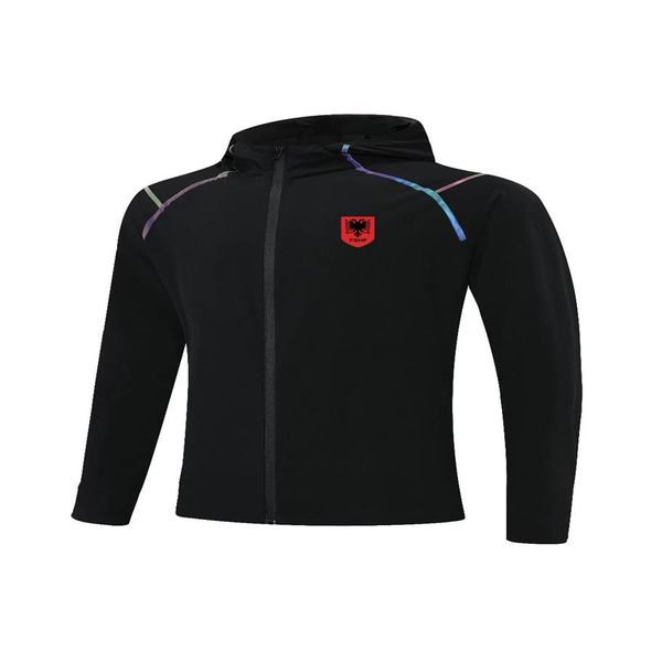 albania fc men's soccer jacket full zipper hooded windbreaker 2022 fashion lightweight breathable casual jacket logo can be c2955, Black;brown
albania fc men's soccer jacket full zipper hooded windbreaker 2022 fashion lightweight breathable casual jacket logo can be c2955, Black;brown