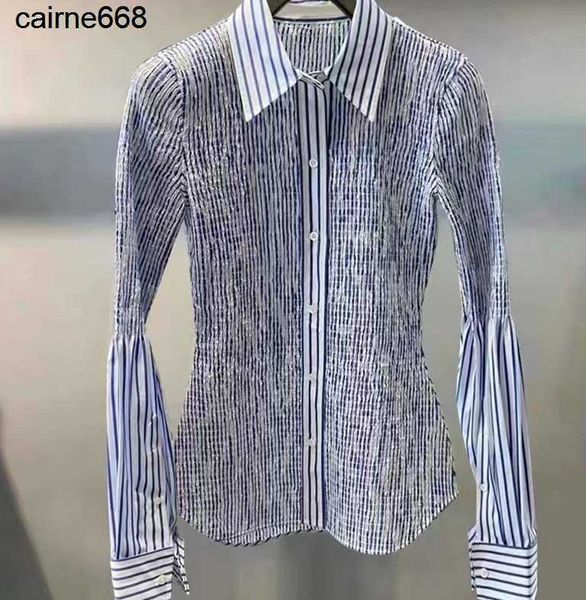 women's blouses designer shirts autumn new style stretch pleat slim stripe long alexanders sleeve shirt women wangs, White
women's blouses designer shirts autumn new style stretch pleat slim stripe long alexanders sleeve shirt women wangs, White