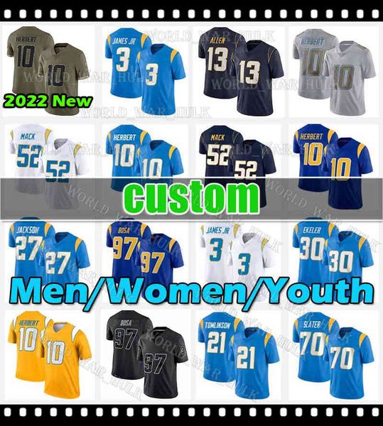 10 justin herbert 3 derwin james jr football jersey 30 austin ekeler chargers khalil mack rashawn slater 21 ladainian tomlinson joey bosa zi, Black;red
10 justin herbert 3 derwin james jr football jersey 30 austin ekeler chargers khalil mack rashawn slater 21 ladainian tomlinson joey bosa zi, Black;red