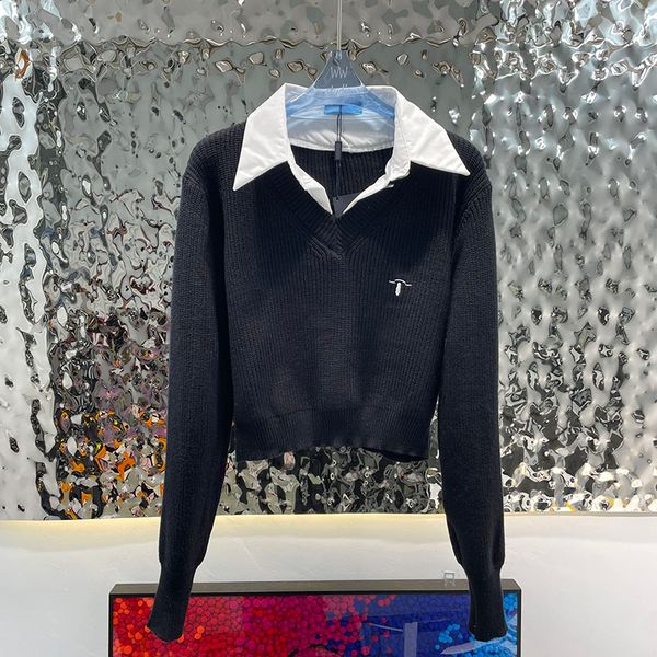 2 colors letters embroidery sweaters personality lapel neck women shirts trendy long sleeve knit wool sweatshirt, White;black
2 colors letters embroidery sweaters personality lapel neck women shirts trendy long sleeve knit wool sweatshirt, White;black