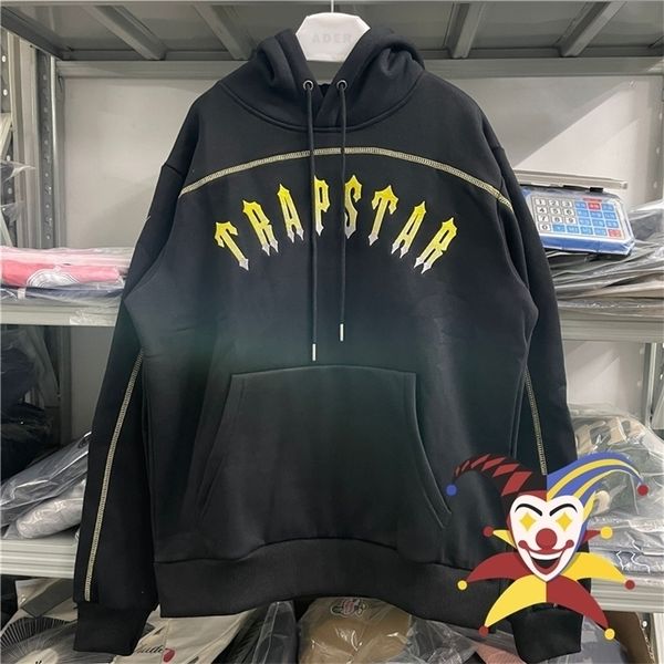 men's hoodies sweatshirts trapstar london yellow gradient embroidered men woman 1 pullovers fleece hoody 221019, Black
men's hoodies sweatshirts trapstar london yellow gradient embroidered men woman 1 pullovers fleece hoody 221019, Black