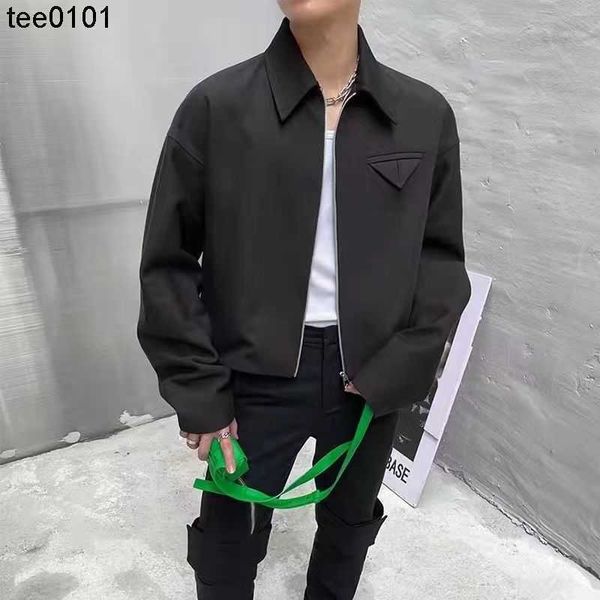 botvega veneta style twill short zipper jacket triangle coat tooling bibo same style high street style thick top, Black;brown
botvega veneta style twill short zipper jacket triangle coat tooling bibo same style high street style thick top, Black;brown