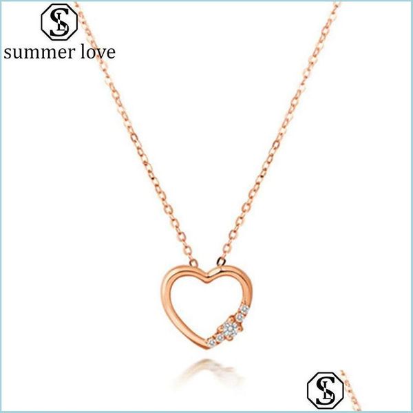 pendant necklaces fashion rhinestone heart necklace rose gold layered love necklaces for women girls pendant jewelry as valentines da dh5ea, Silver
pendant necklaces fashion rhinestone heart necklace rose gold layered love necklaces for women girls pendant jewelry as valentines da dh5ea, Silver