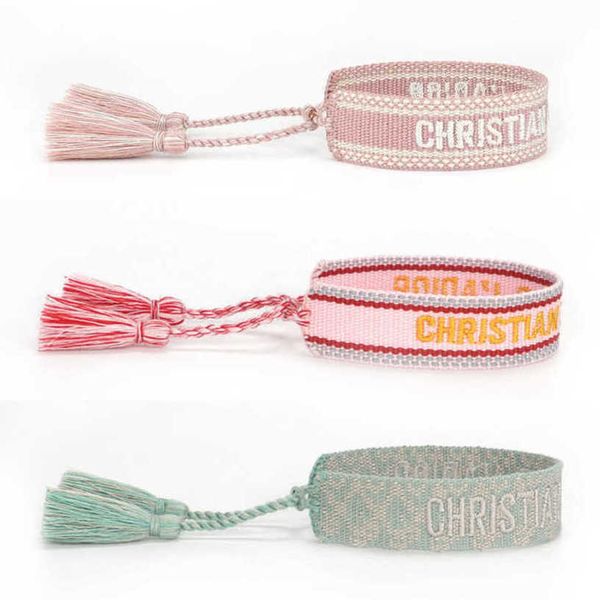 fashion luxury women's bracelets d brand designer bangle letter embroidery bracelet hand woven jewelry bohemian rope trinket men girl f, Golden;silver
fashion luxury women's bracelets d brand designer bangle letter embroidery bracelet hand woven jewelry bohemian rope trinket men girl f, Golden;silver