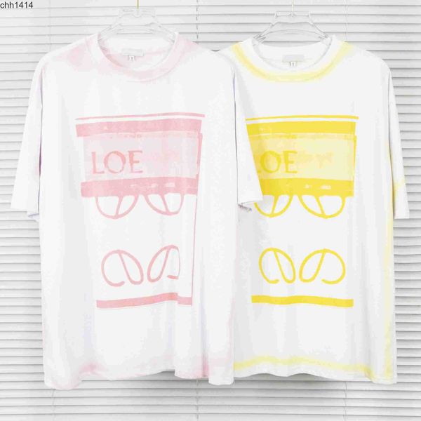 high version loewess same fashion brand luo jia loe front and back direct spray hand-painted men's and women's short sleeved t-shi, White;black
high version loewess same fashion brand luo jia loe front and back direct spray hand-painted men's and women's short sleeved t-shi, White;black