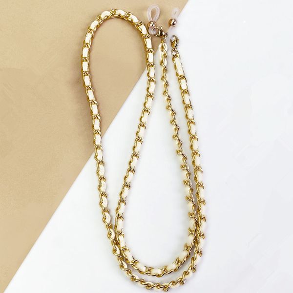 new euro-am ale bardian glasses chain metal leather woven style lanyord for eyeglasses sunglasses mask women fashion rope holder with silica
new euro-am ale bardian glasses chain metal leather woven style lanyord for eyeglasses sunglasses mask women fashion rope holder with silica