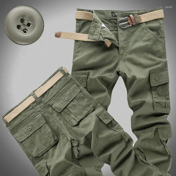 men's pants fashion military cargo men loose baggy tactical multi pockets long trousers outdoor casual cotton plus size 44, Black
men's pants fashion military cargo men loose baggy tactical multi pockets long trousers outdoor casual cotton plus size 44, Black