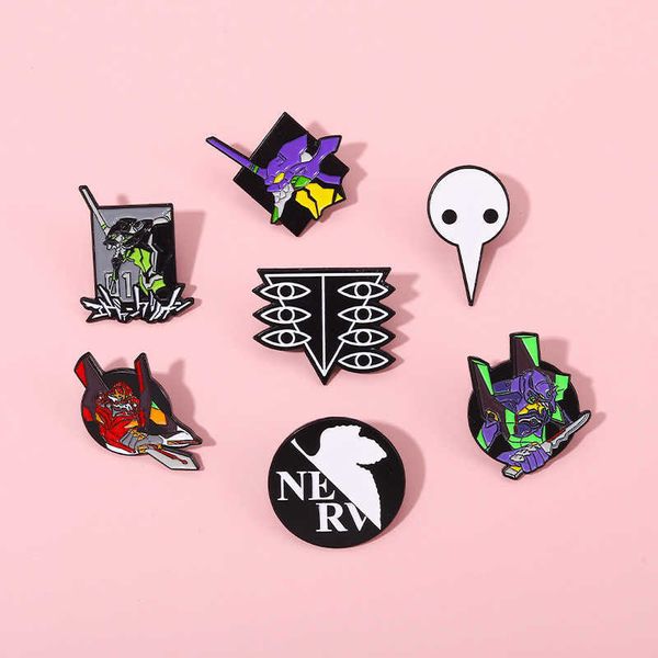 riman new century evangelical fighter peripheral machine armor fighter eva cartoon brooch alloy badge pin accessories, Gray
riman new century evangelical fighter peripheral machine armor fighter eva cartoon brooch alloy badge pin accessories, Gray