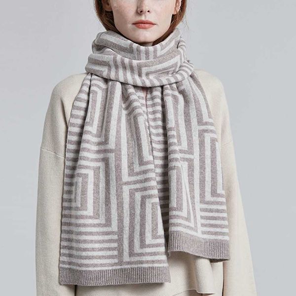 scarves aopu 100% pure wool scarf female winter high-grade korean stripe thick warm knit bib shawl dual use knitted scarv, Blue;gray
scarves aopu 100% pure wool scarf female winter high-grade korean stripe thick warm knit bib shawl dual use knitted scarv, Blue;gray