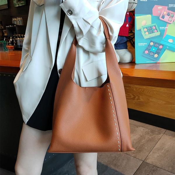 evening bags soft cowhide large-capacity tote bag natural first layer casual shoulder underarm with inner
evening bags soft cowhide large-capacity tote bag natural first layer casual shoulder underarm with inner