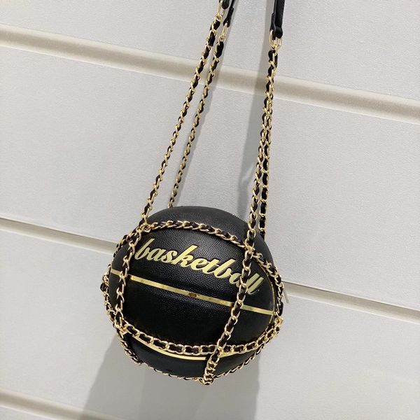 basketball shape fashion chain bag alphabet print creative round shoulder bag
basketball shape fashion chain bag alphabet print creative round shoulder bag