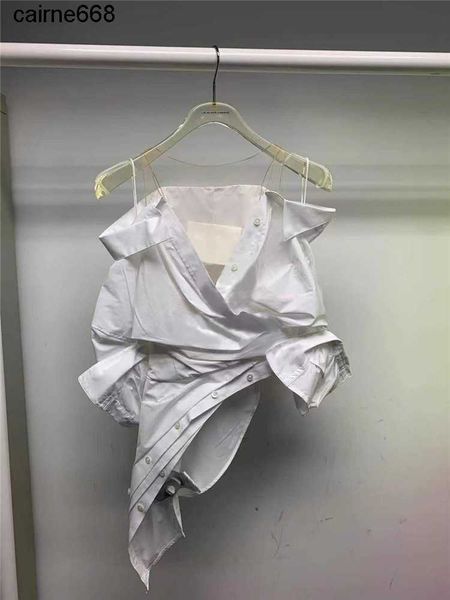 women's blouses designer shirts autumn new white irregular alexanders pleated shirt fashion wangs
women's blouses designer shirts autumn new white irregular alexanders pleated shirt fashion wangs