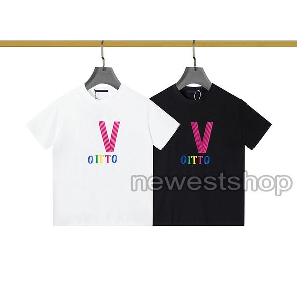 2022 summer designer mens t shirts europe luxury classic embroidery color letter print t shirt womens casual crew neck tshirts streetwear ts, White;black
2022 summer designer mens t shirts europe luxury classic embroidery color letter print t shirt womens casual crew neck tshirts streetwear ts, White;black