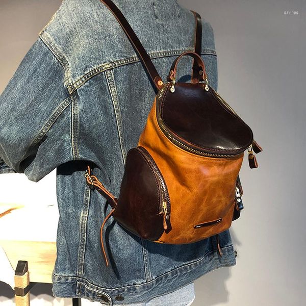 evening bags vegetable tanned leather backpack bucket stereo pocket ladies bag retro quality fashion school
evening bags vegetable tanned leather backpack bucket stereo pocket ladies bag retro quality fashion school