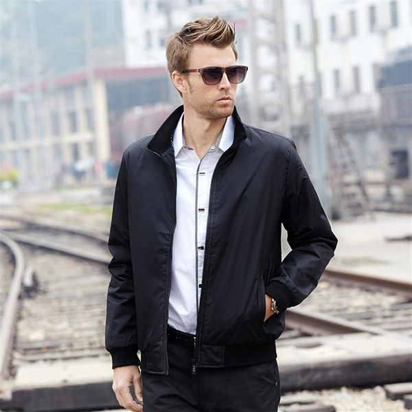 fashion male standing collar jacket coat men spring business casual clothes summer thin windbreaker mens black bomber jackets 5xl283k, Black;brown
fashion male standing collar jacket coat men spring business casual clothes summer thin windbreaker mens black bomber jackets 5xl283k, Black;brown