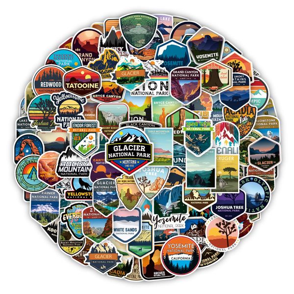 100pcs national natural park stickers for girls no-duplicate waterproof sticker for skateboard lapluggage bicycle guitar water bottle decals
100pcs national natural park stickers for girls no-duplicate waterproof sticker for skateboard lapluggage bicycle guitar water bottle decals