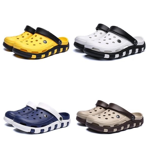 classic slippers beach slippers colorful fashion trendy casual comfortable non-slip perforated slippers men women indoor and outdoor multipl, Black
classic slippers beach slippers colorful fashion trendy casual comfortable non-slip perforated slippers men women indoor and outdoor multipl, Black
