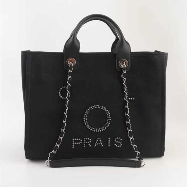 luxury women's classic evening bags brand ch handbags pearl tote canvas beach bag designers female portable shoulder large capacity big, Black;red
luxury women's classic evening bags brand ch handbags pearl tote canvas beach bag designers female portable shoulder large capacity big, Black;red