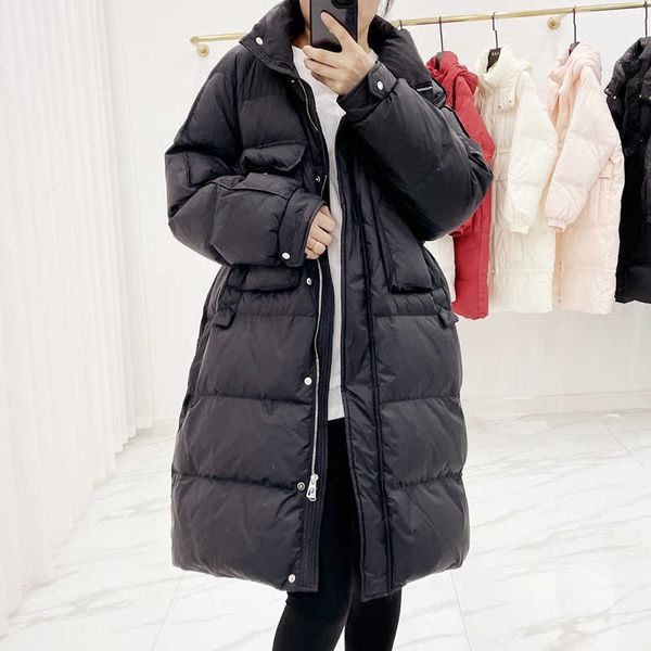 women's down parkas winter down jacket medium length thickened stand collar korean version fashionable and loose large women's win, Black
women's down parkas winter down jacket medium length thickened stand collar korean version fashionable and loose large women's win, Black