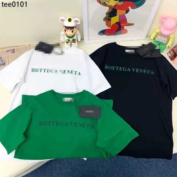 botvega veneta short sleeve green three-dimensional silica gel letter printed t-shirt pure cotton men's and women's fashion brand, White;black
botvega veneta short sleeve green three-dimensional silica gel letter printed t-shirt pure cotton men's and women's fashion brand, White;black