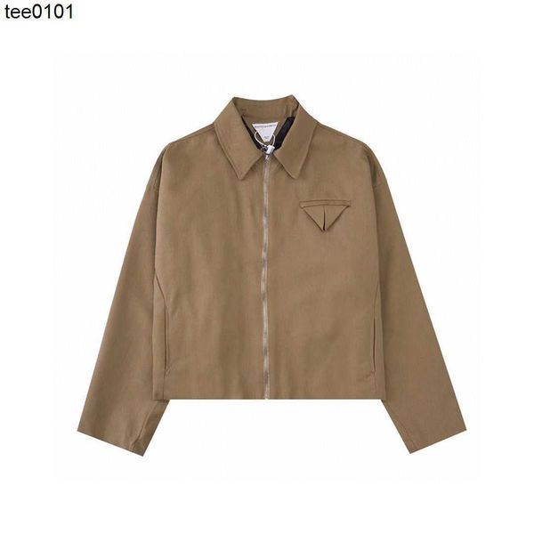 botvega veneta zipper jacket triangle zipper high street fashion label men's and women's love coat, Black;brown
botvega veneta zipper jacket triangle zipper high street fashion label men's and women's love coat, Black;brown