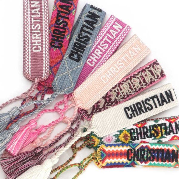 fashion women's luxury bracelets d brand bangle jewelry designer handmade braided embroidered bracelet girl woven men's fabric tas, Golden;silver
fashion women's luxury bracelets d brand bangle jewelry designer handmade braided embroidered bracelet girl woven men's fabric tas, Golden;silver