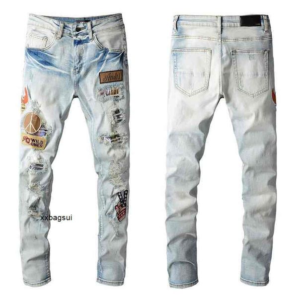 amirs mens jeans amirs new us casual hip hop high street worn-out wash splashed ink painted slim fit jeans man #678, Blue
amirs mens jeans amirs new us casual hip hop high street worn-out wash splashed ink painted slim fit jeans man #678, Blue