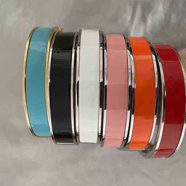 bangle women's letter gift plating 18k gold men's color enamel designerjewelry trend letter buckle bracelet for love titanium stee, Black
bangle women's letter gift plating 18k gold men's color enamel designerjewelry trend letter buckle bracelet for love titanium stee, Black