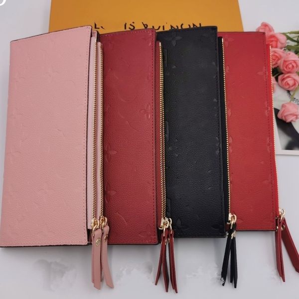 luxury designer women's wallet classic large capacity multi slot zipper long clutch bags famous brand female coin purses storage wallet, Red;black
luxury designer women's wallet classic large capacity multi slot zipper long clutch bags famous brand female coin purses storage wallet, Red;black