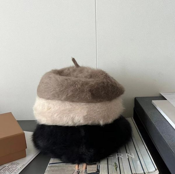 winter rabbit hair beret cream womens letter luxury plush cashmere hat beret lady travel warm windproof bonnet caps leisure designers hats, Blue;gray
winter rabbit hair beret cream womens letter luxury plush cashmere hat beret lady travel warm windproof bonnet caps leisure designers hats, Blue;gray