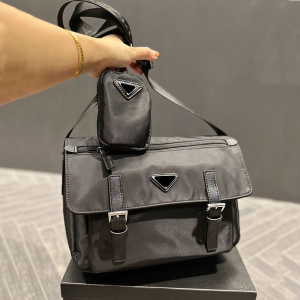 2022 black nylon shoulder messenger bag for women luxury handbag hobo designer with mini pocket brand female crossbody bag practical and ver
2022 black nylon shoulder messenger bag for women luxury handbag hobo designer with mini pocket brand female crossbody bag practical and ver