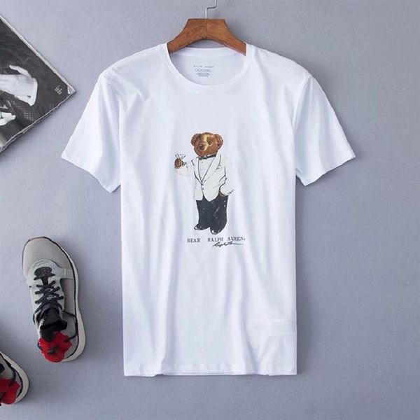 designer 100% cotton white short sleeve casual funny t shirts for women with usa bear pattern printing312l, White;black
designer 100% cotton white short sleeve casual funny t shirts for women with usa bear pattern printing312l, White;black