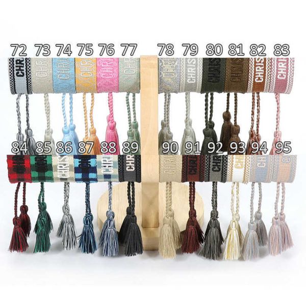 luxury women's fashion bracelets brand bangle d designer jewelry embroidered word bracelet letter rope woven tassel simple trinket girl, Black
luxury women's fashion bracelets brand bangle d designer jewelry embroidered word bracelet letter rope woven tassel simple trinket girl, Black