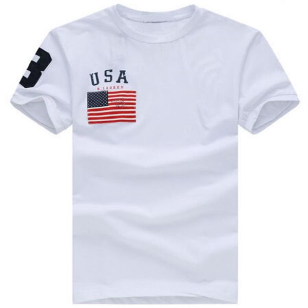 summer men's t-shirts usa flag with big pony cotton t shirt o-neck sport tees navy blue white red s-xxl234f, White;black
summer men's t-shirts usa flag with big pony cotton t shirt o-neck sport tees navy blue white red s-xxl234f, White;black