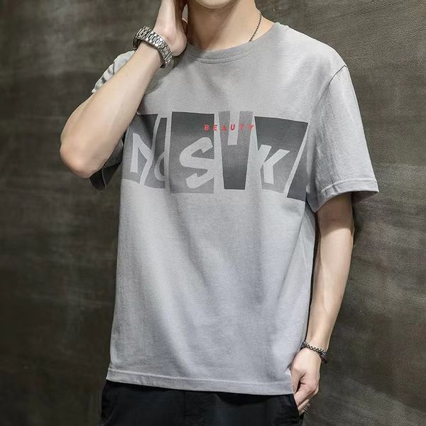 three men's t-shirts letter print round neck short sleeve casual t-shirt 100% cotton men's tees, White;black
three men's t-shirts letter print round neck short sleeve casual t-shirt 100% cotton men's tees, White;black